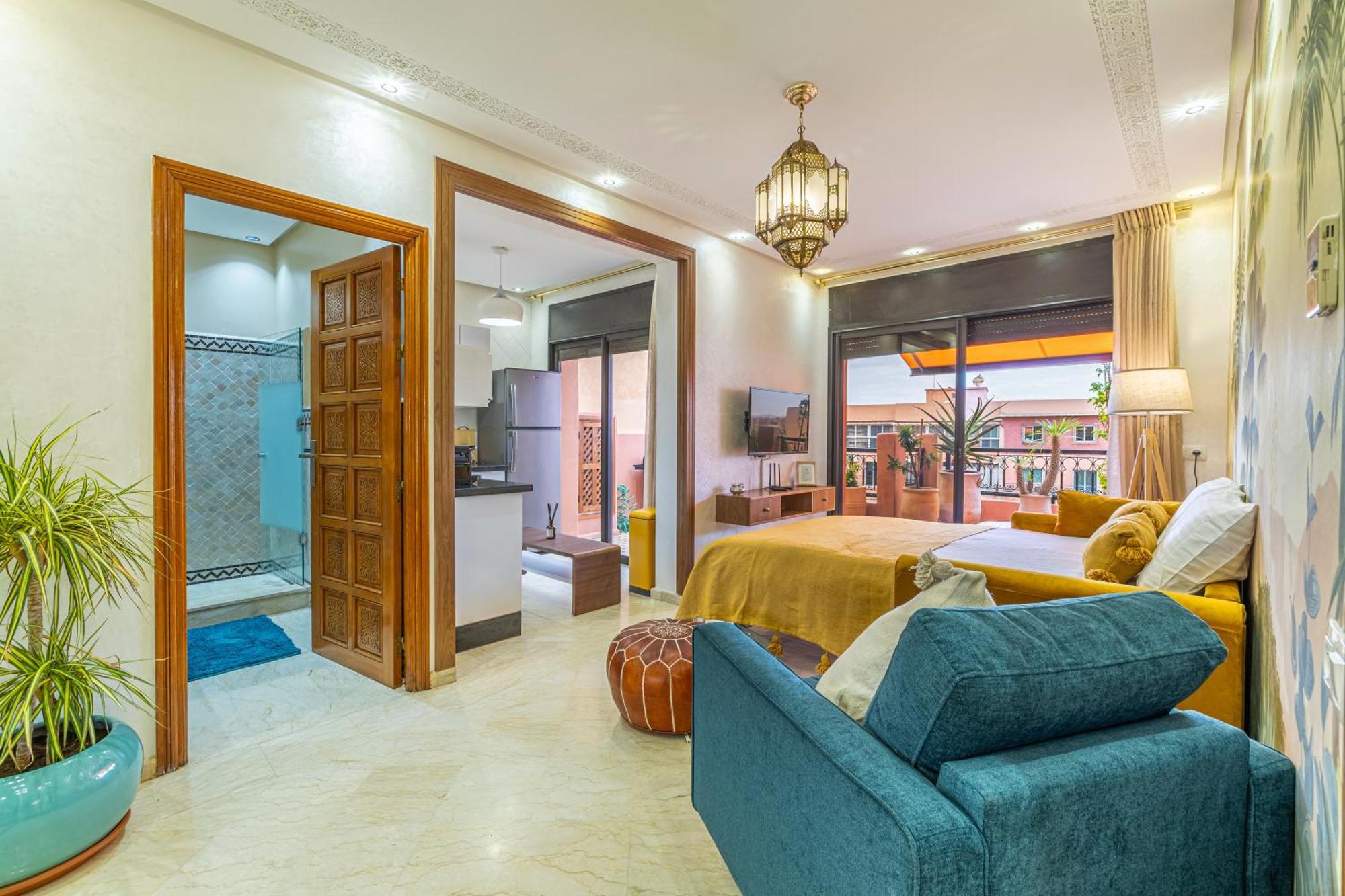 Le Jasmin - Appartement Authentique A Gueliz Марракеш Екстер'єр фото