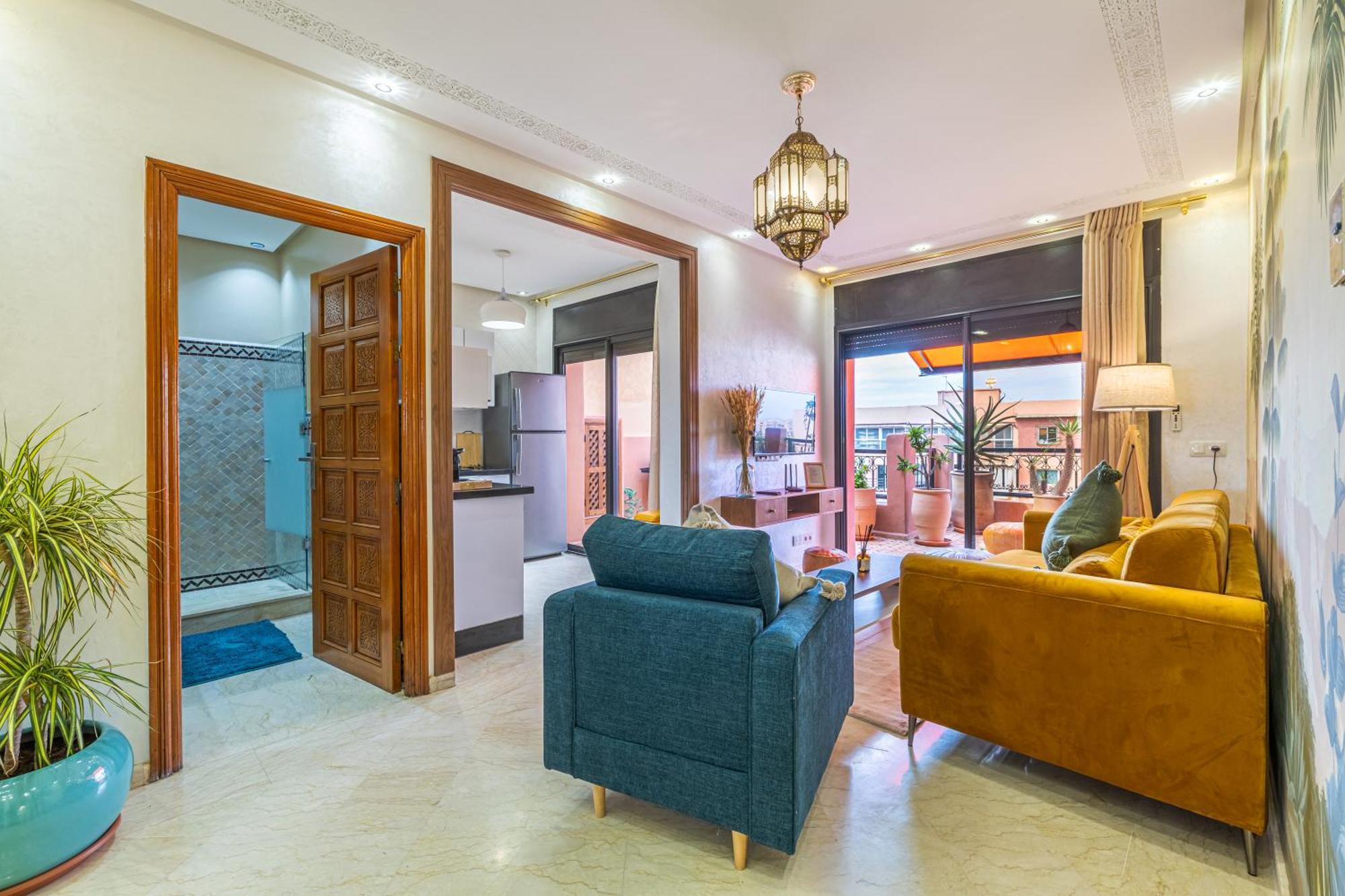 Le Jasmin - Appartement Authentique A Gueliz Марракеш Екстер'єр фото
