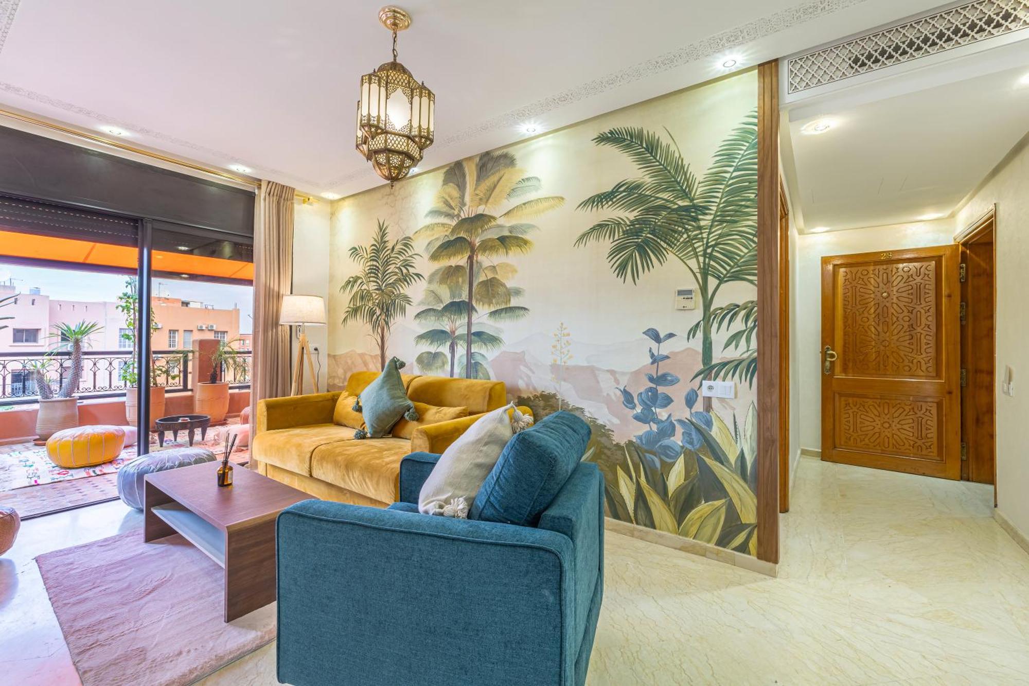 Le Jasmin - Appartement Authentique A Gueliz Марракеш Екстер'єр фото
